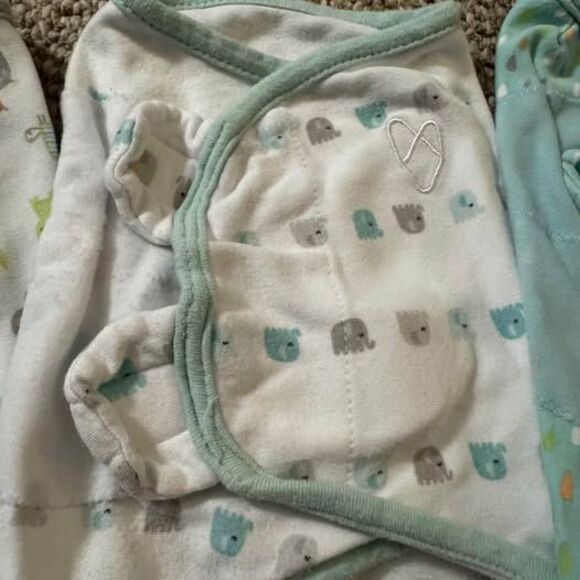Bundle of 4 SwaddleMe Infant Velcro Wrap Swaddles Small/Medium - Picture 5 of 7